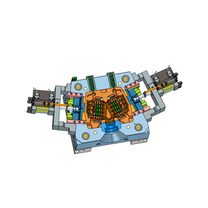 Alumíniumötvözet présöntvény elemtartó lemez egy forma Két lyuk