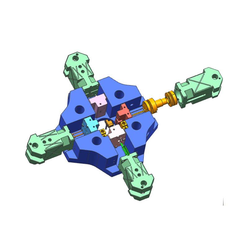 Nagy sebességű és többcsúszkás fröccsöntő forma